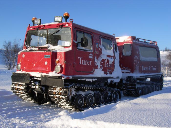 Taxi fahren im Polarkreis