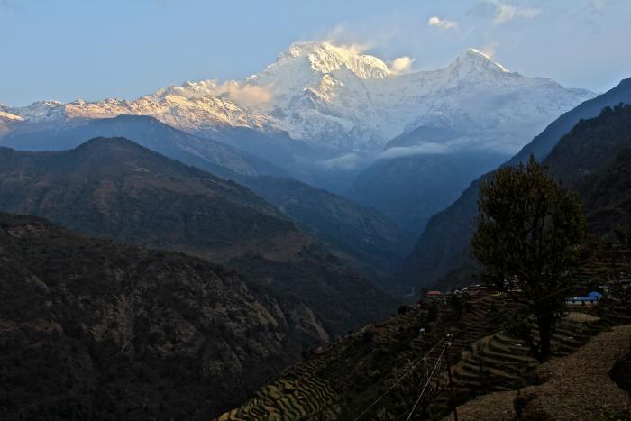 Morgenerwachen im Himalaya