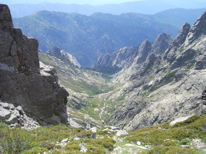 Auf dem GR20, Oberhalb des Lac de Capitello