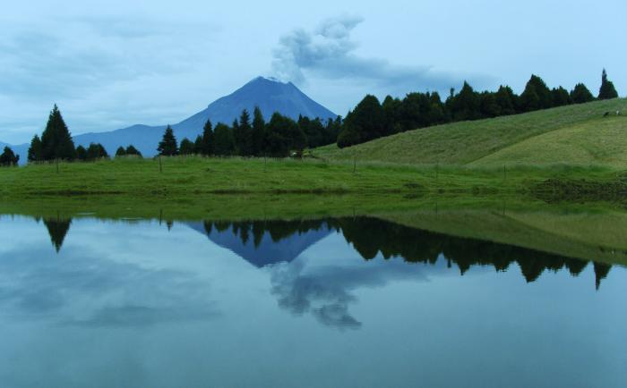 Der Tungurahua raucht