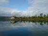 einsame Insel im See
