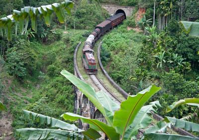 Zug nach Colombo.