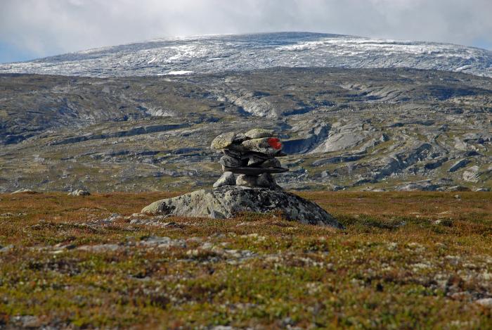 Wegweiser im Dovre Fjell