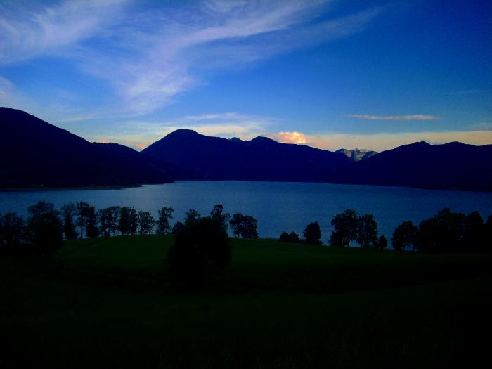 Abendstimmung am Tegernsee