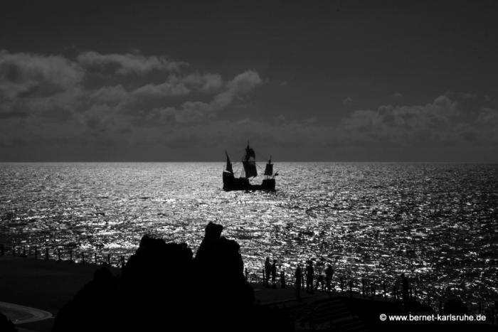 Columbus auf dem Weg nach Westen