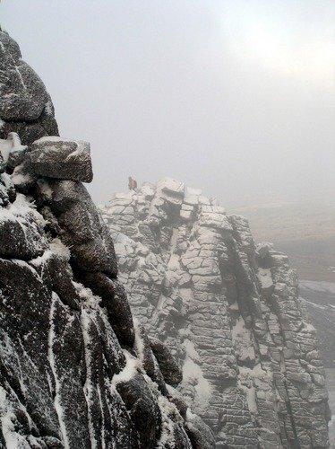 Kleiner Mann viel Berg