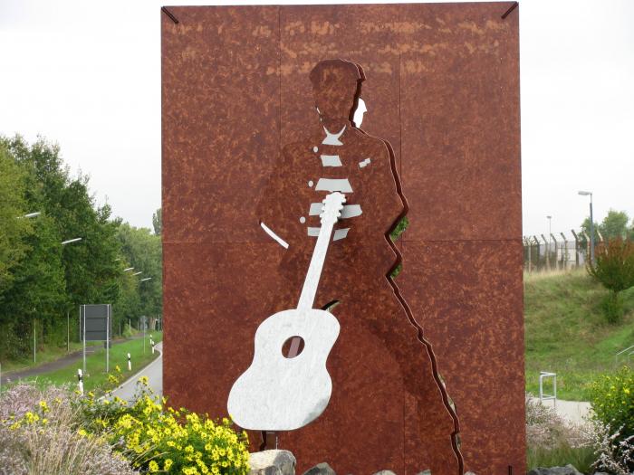 Denkmal Elvis in Friedberg