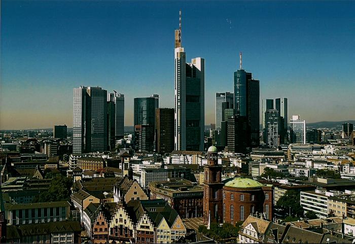 Skyline der Stadt Frankfurt a. Main