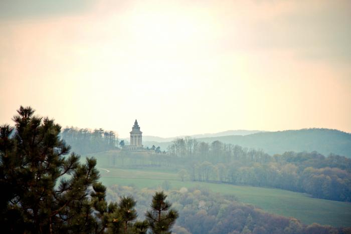 Blick zum Burschenschaftsdenkmal