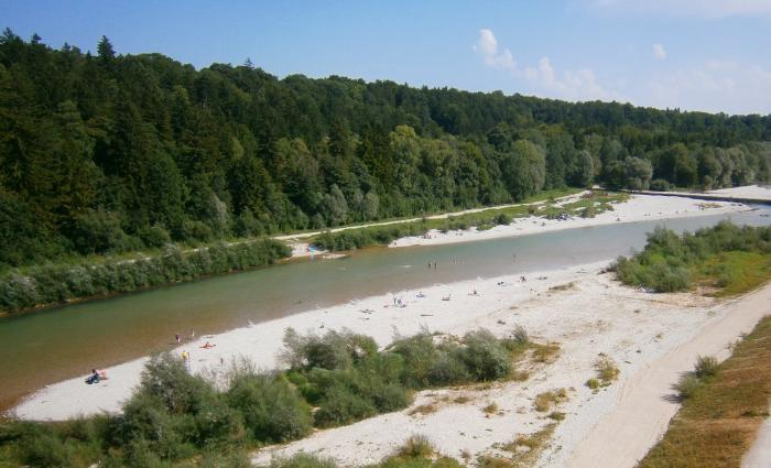 Abkühlung bei 35 Grad