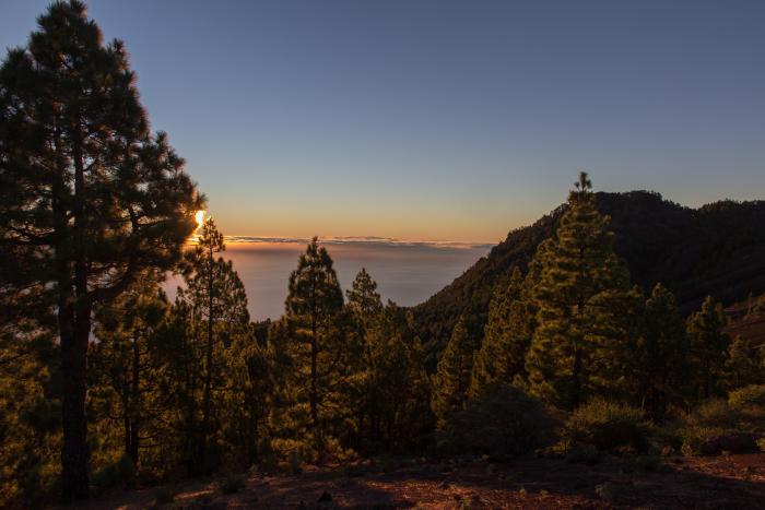 Sonnenaufgang auf der Insel La Palma