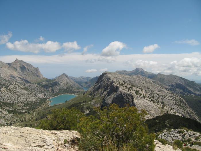 Stausee von oben