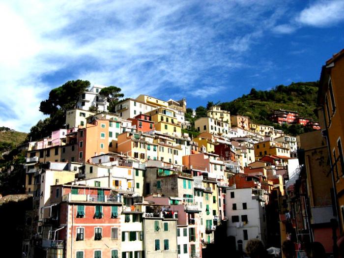 Beengt in, Cinque Terre