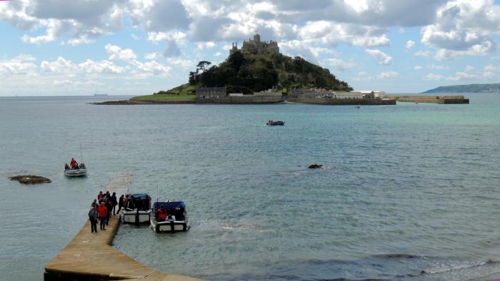 Gezeiteninsel "St.Michaels Mount"..