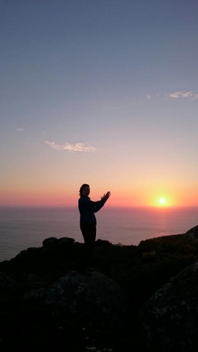 Sonnenuntergang am Kap Finisterre