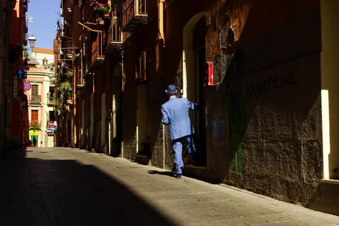 In der Altstadt von Cagliari