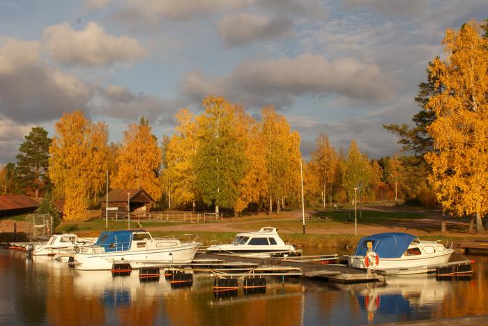 Herbststimmung am Siljansee