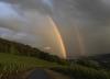 doppelter Regenbogen