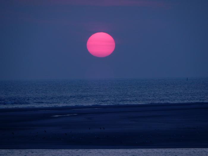 Sonnenuntergang auf Borkum