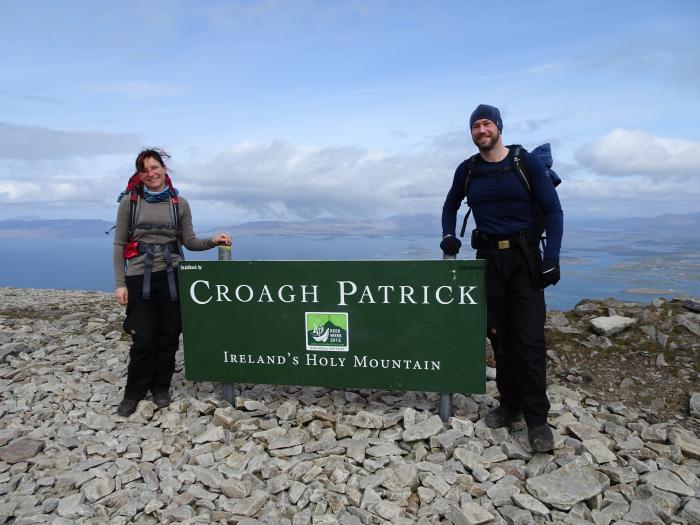 Gipfel Pilger Berg Croagh Patrick