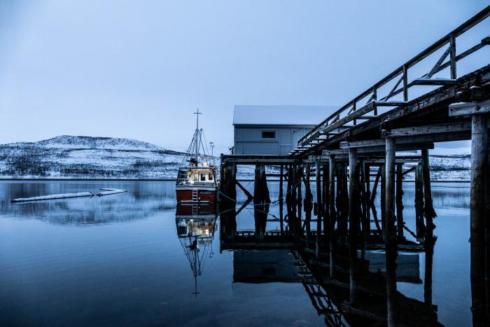Der Hafen Smalfjords