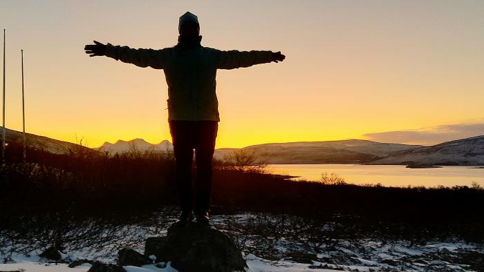 Sonnenaufgang am Walfjord