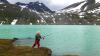 Fischen in den Bergen von Nord-Troms