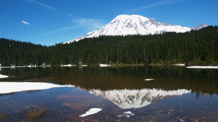 Reflection Lake an Mount Rainier