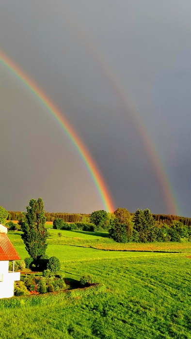 Doppelter Regenbogen
