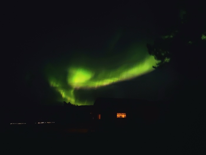 Nordlicht &uuml;ber'm Lyngenfjord